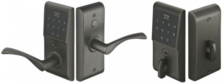 Emtek EMTouch lockset Portland